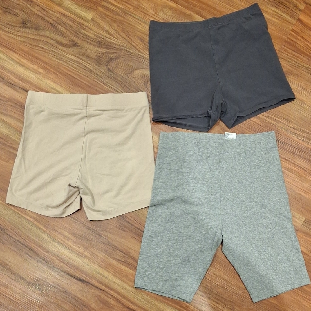 *3/$25 Lot Of 3 Cotton Biking Shorts